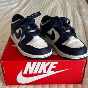 Nike Navy dunks 12.5c